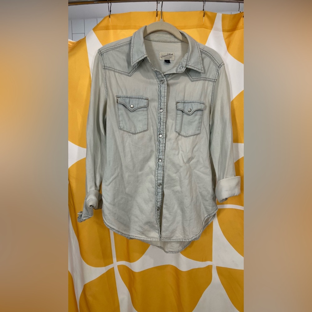 Oversized button down